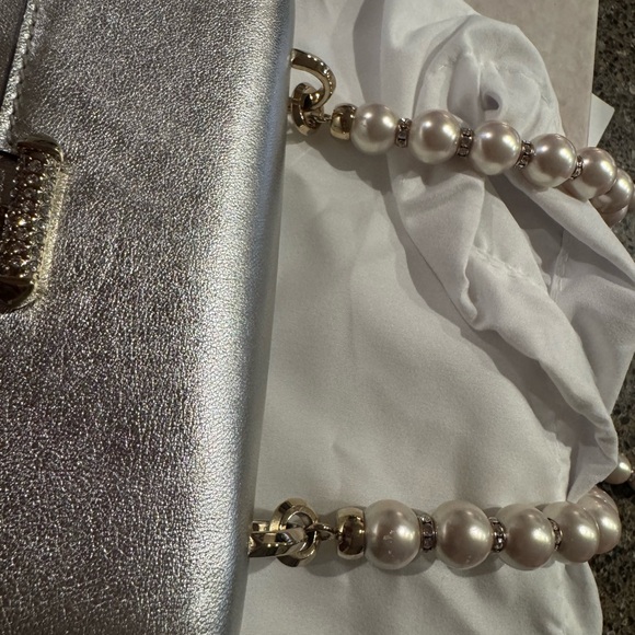 Varenne XS Pearly Crystal Metallic Shoulder Bag - Jimmy Choo - Picture 8 of 16